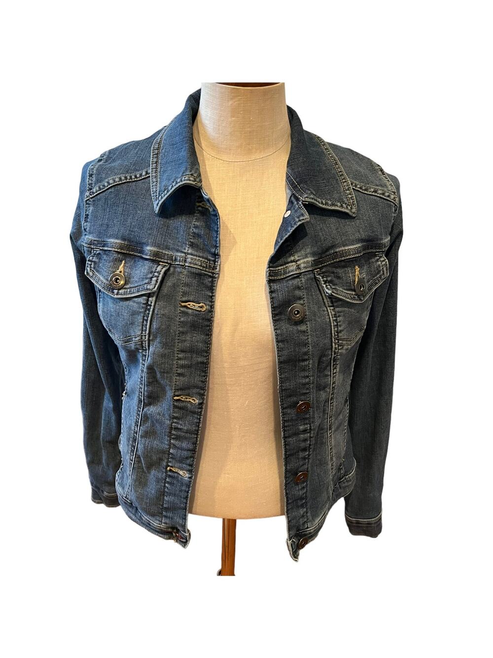 Wrangler stretch denim jean jacket S
